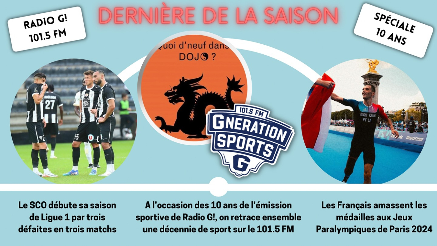 G!nération sports du 03 09 2024 Emission sportive locale et nationale G!nération sports du 03 09 2024