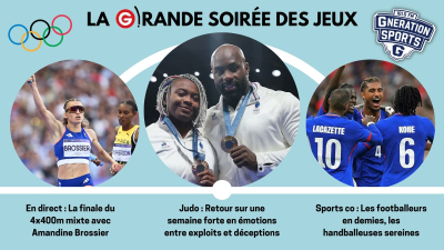 Emission sportive locale et nationale Les G!randes soirée des jeux du 03 08 2024